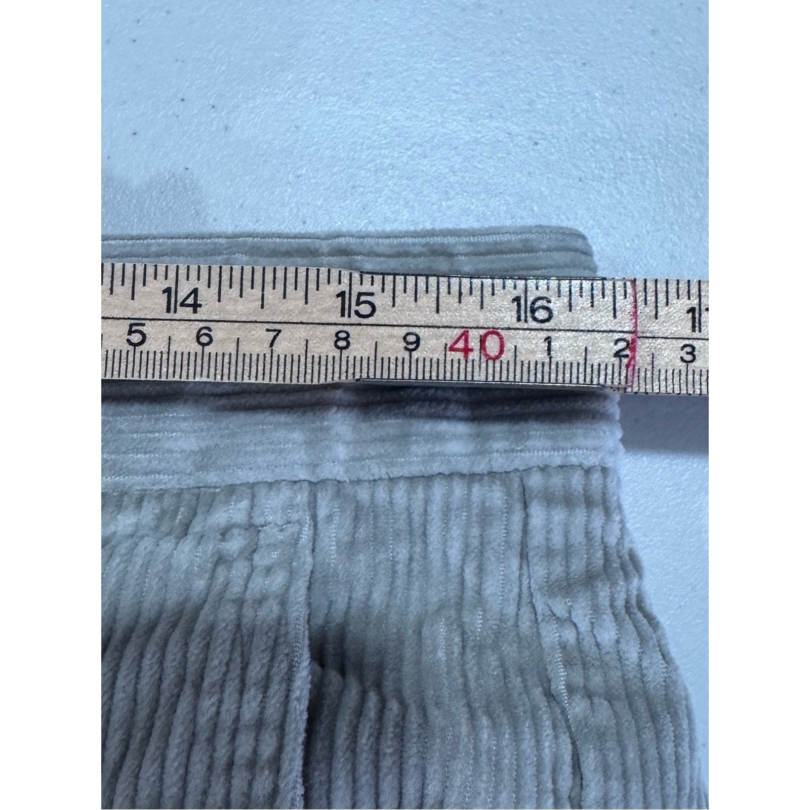 Pini Parma Mens Gray Corduroy Trouser Pant Sirmione Made In Italy 33" — image 6 of 7
